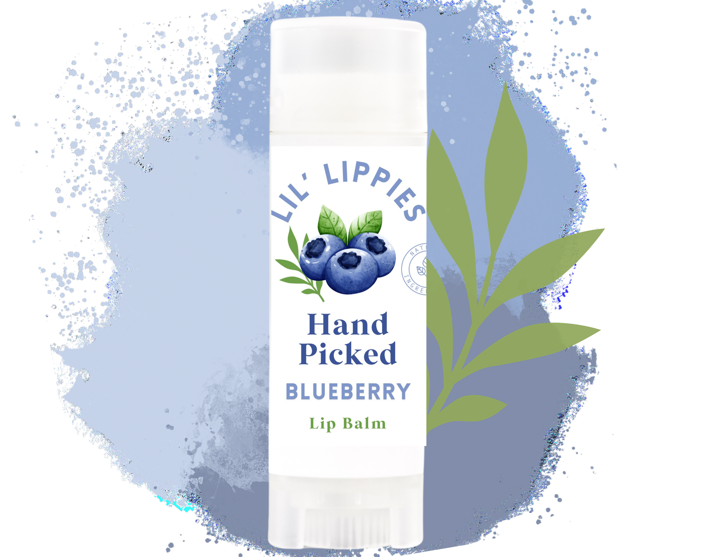 The Little Flower Soap Co - Blueberry Lip Balm - Lil' Lippies Kids