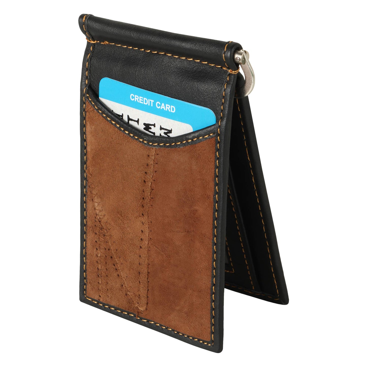 Money Clip Wallet Brown