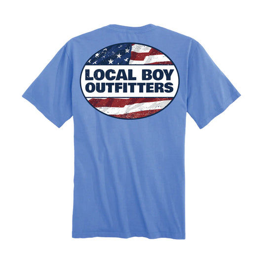 Youth Distressed USA SS Tee | Local Boy Outfitters