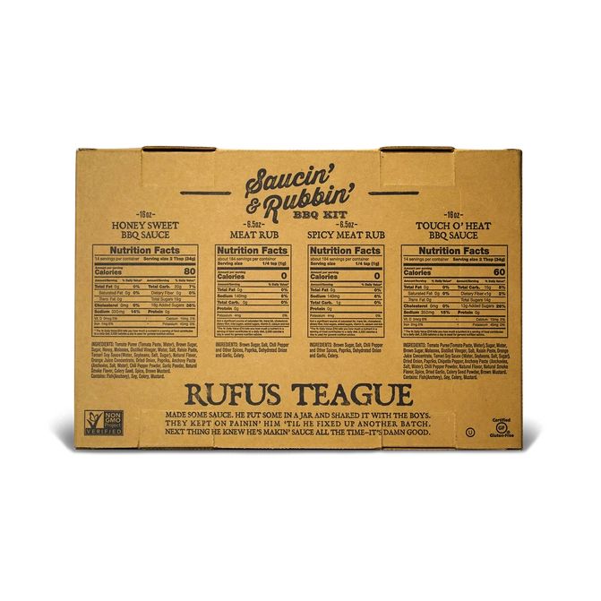 Saucin' & Rubbin' Kit | Rufus Teague