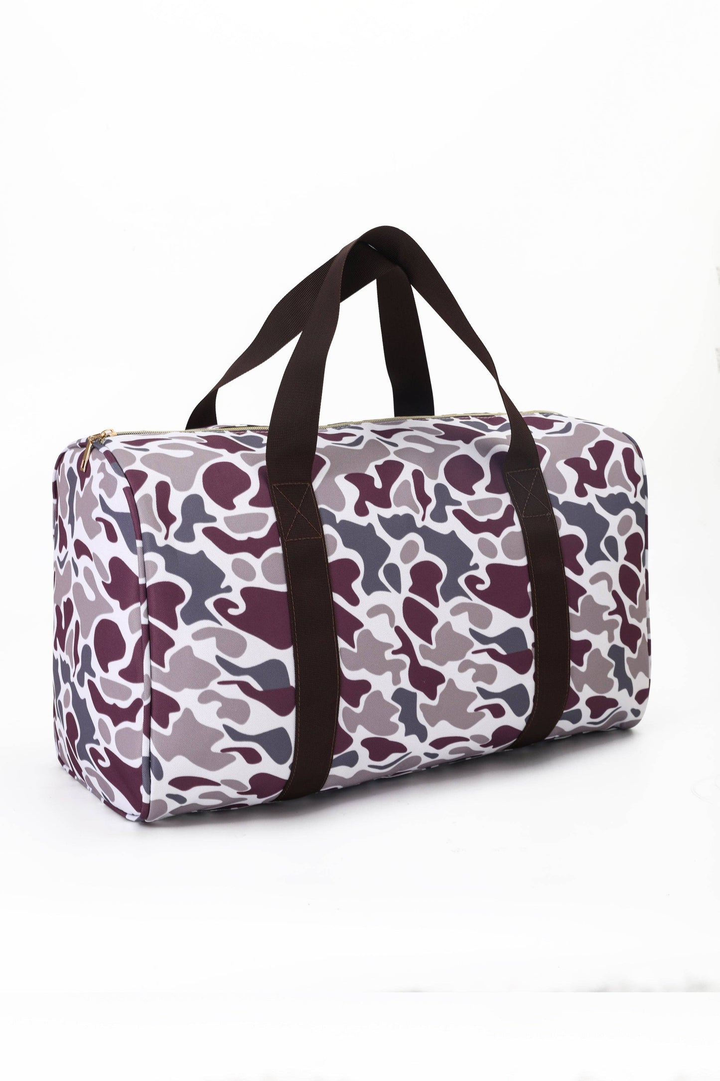 Camo Print Duffel Bag