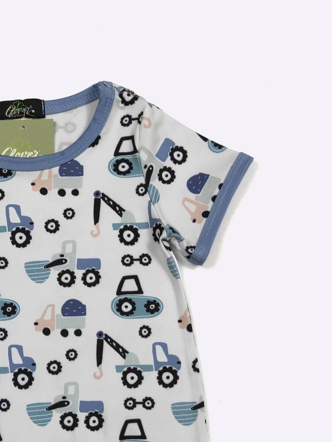 Work Zone Boy Romper | Clover Cottage