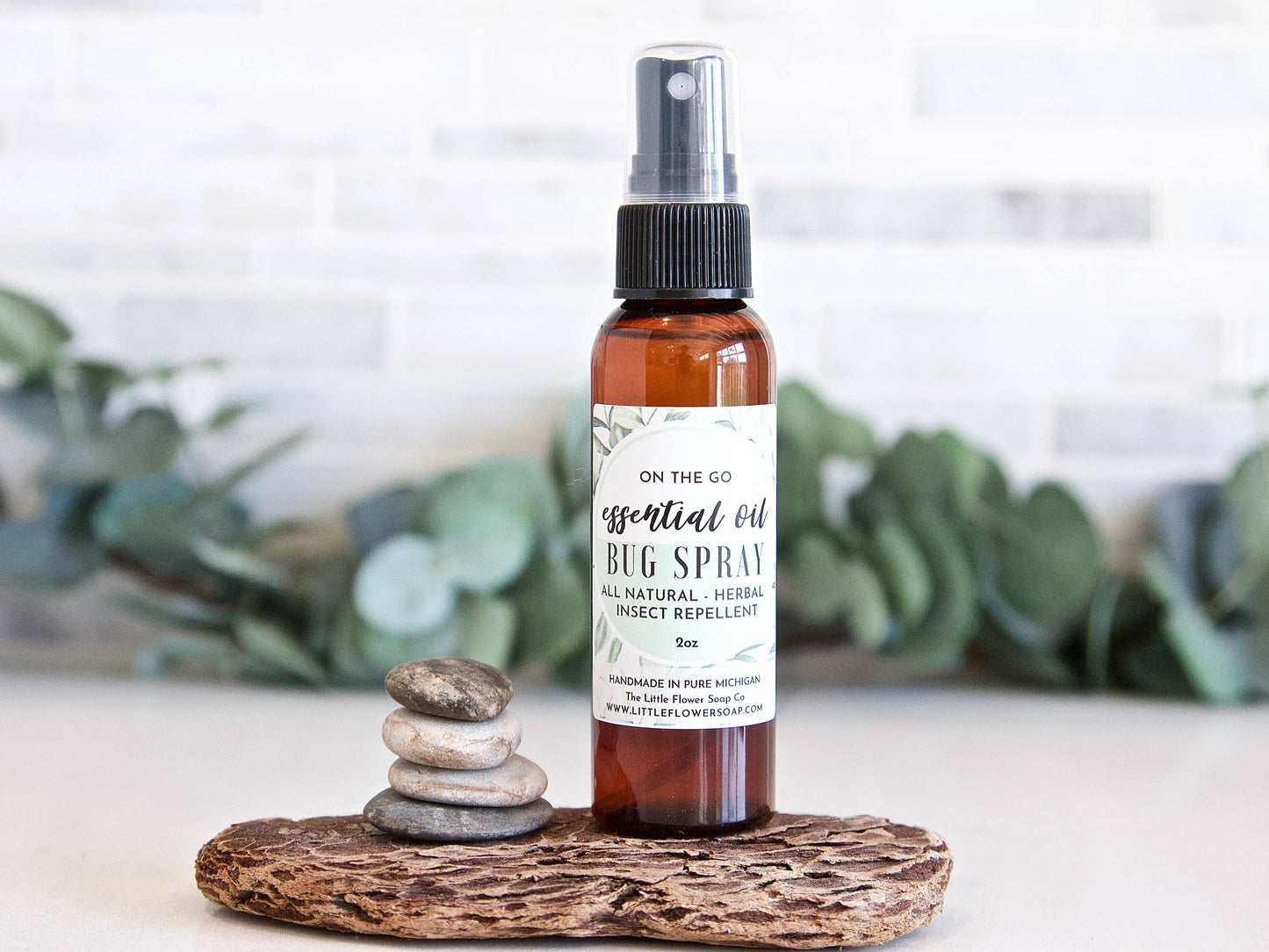The Little Flower Soap Co - Natural Bug Spray - Hiking & Travel size
