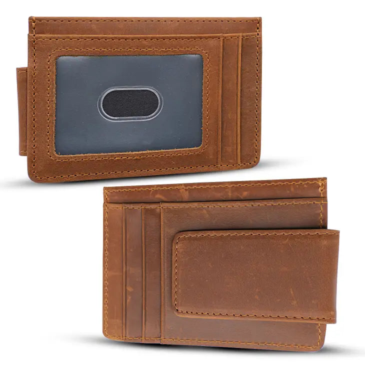 Leather Wallet w/Magnet Clip | American Leather Goods