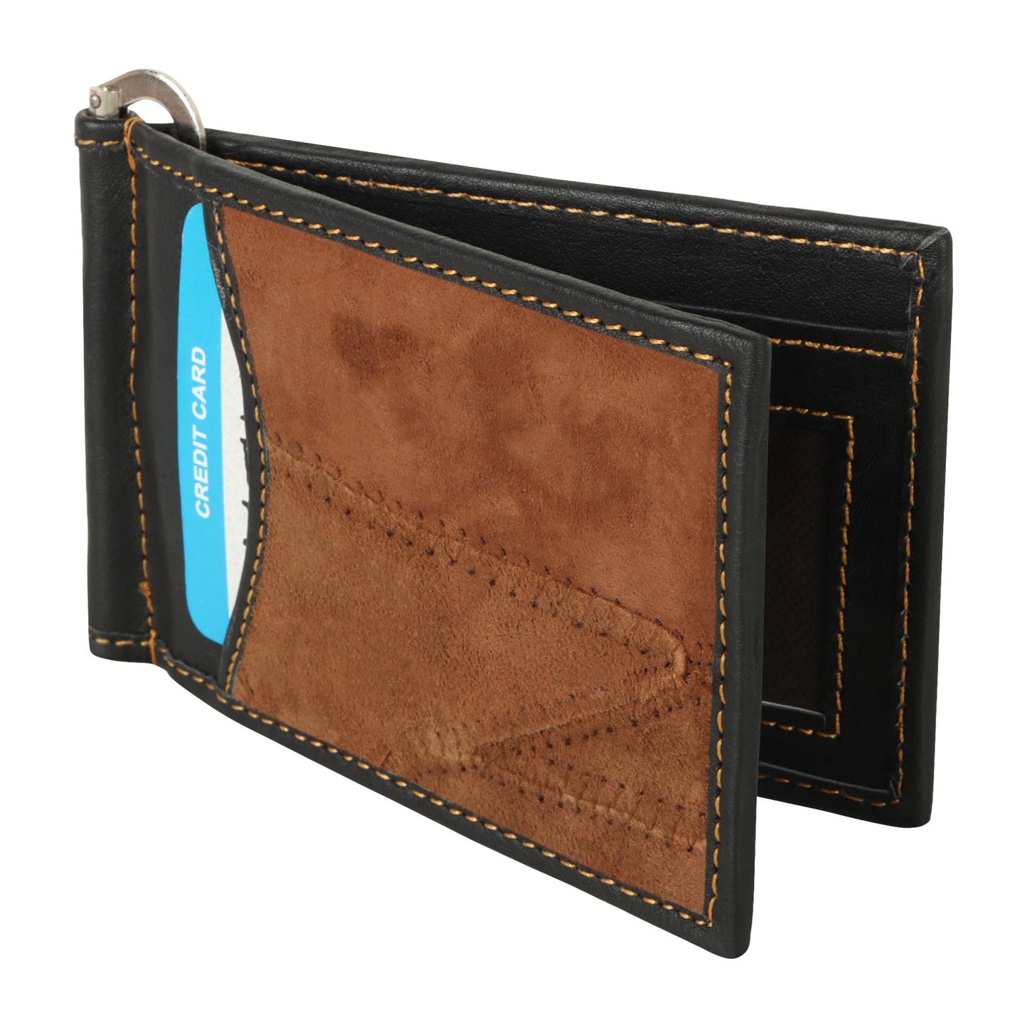 Money Clip Wallet Brown