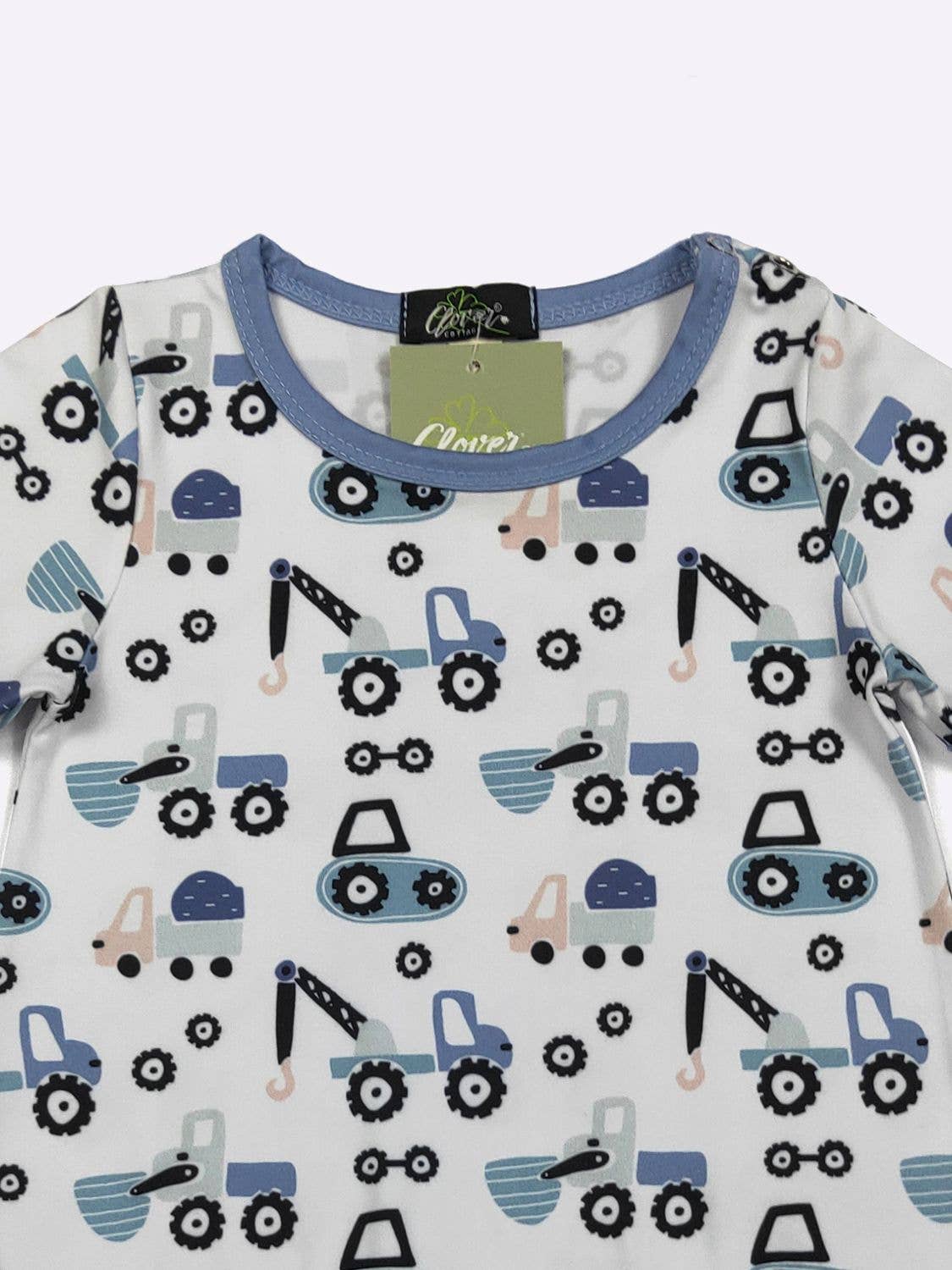 Work Zone Boy Romper | Clover Cottage