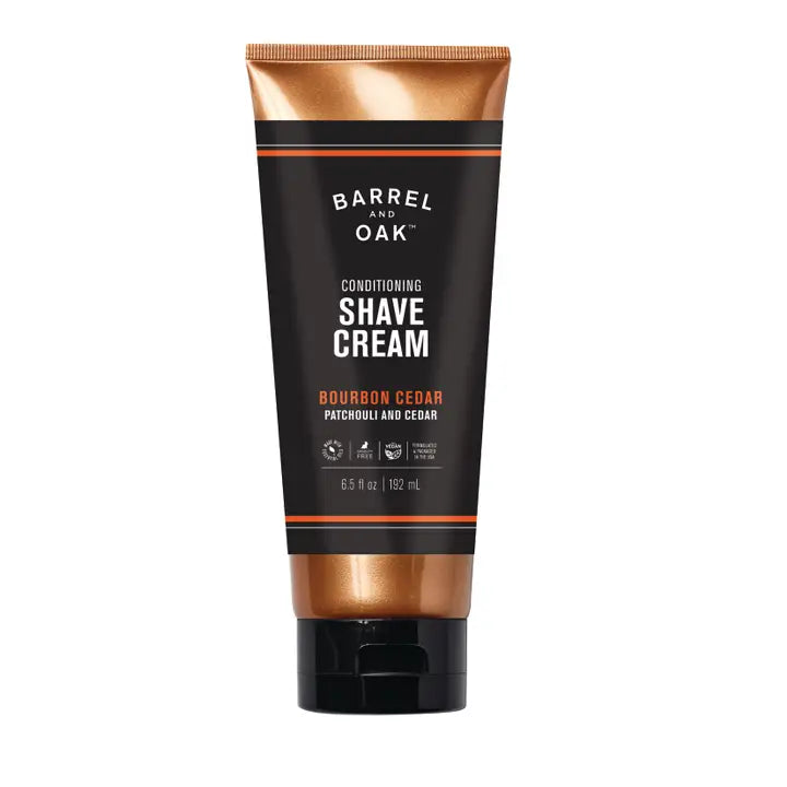 Shave Cream in Bourbon Cedar | Barrel and Oak