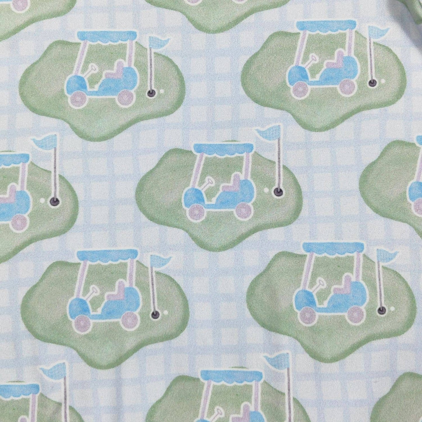 Golf Cart Boy Romper | Clover Cottage