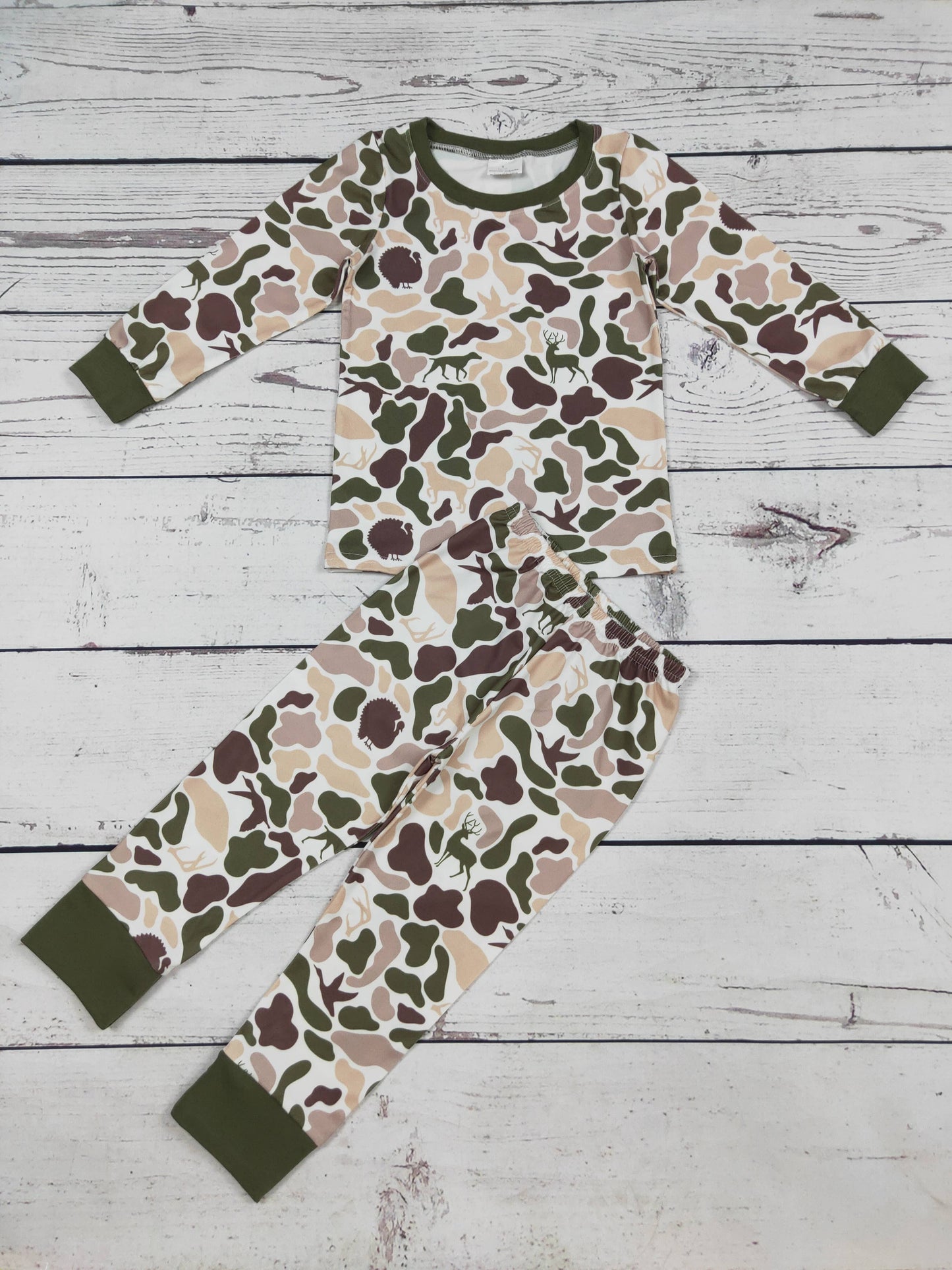 Youth Hunting Camouflage Pajamas Set | SK