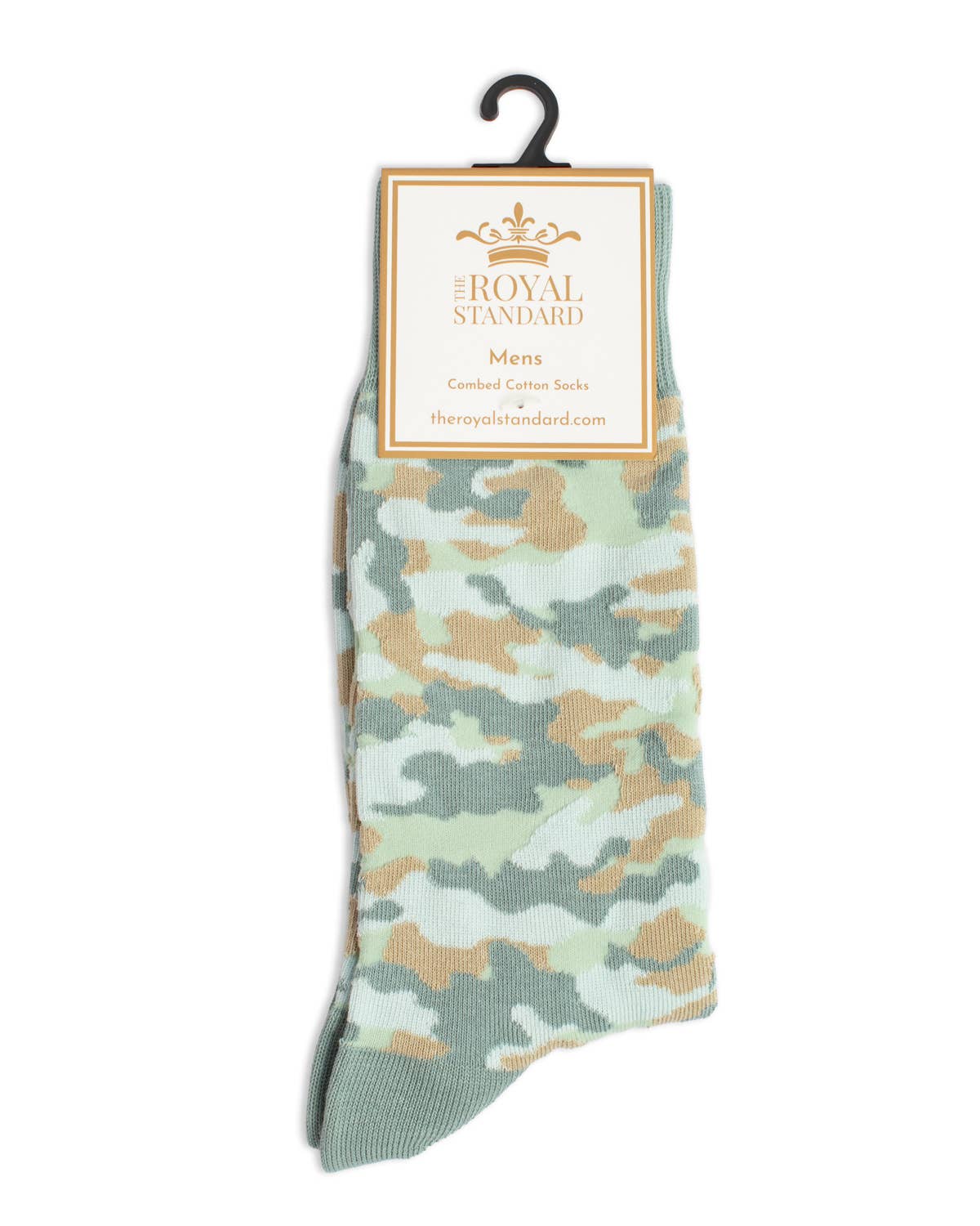 The Royal Standard - Men's Camo Socks   Blue/Multi   One Size