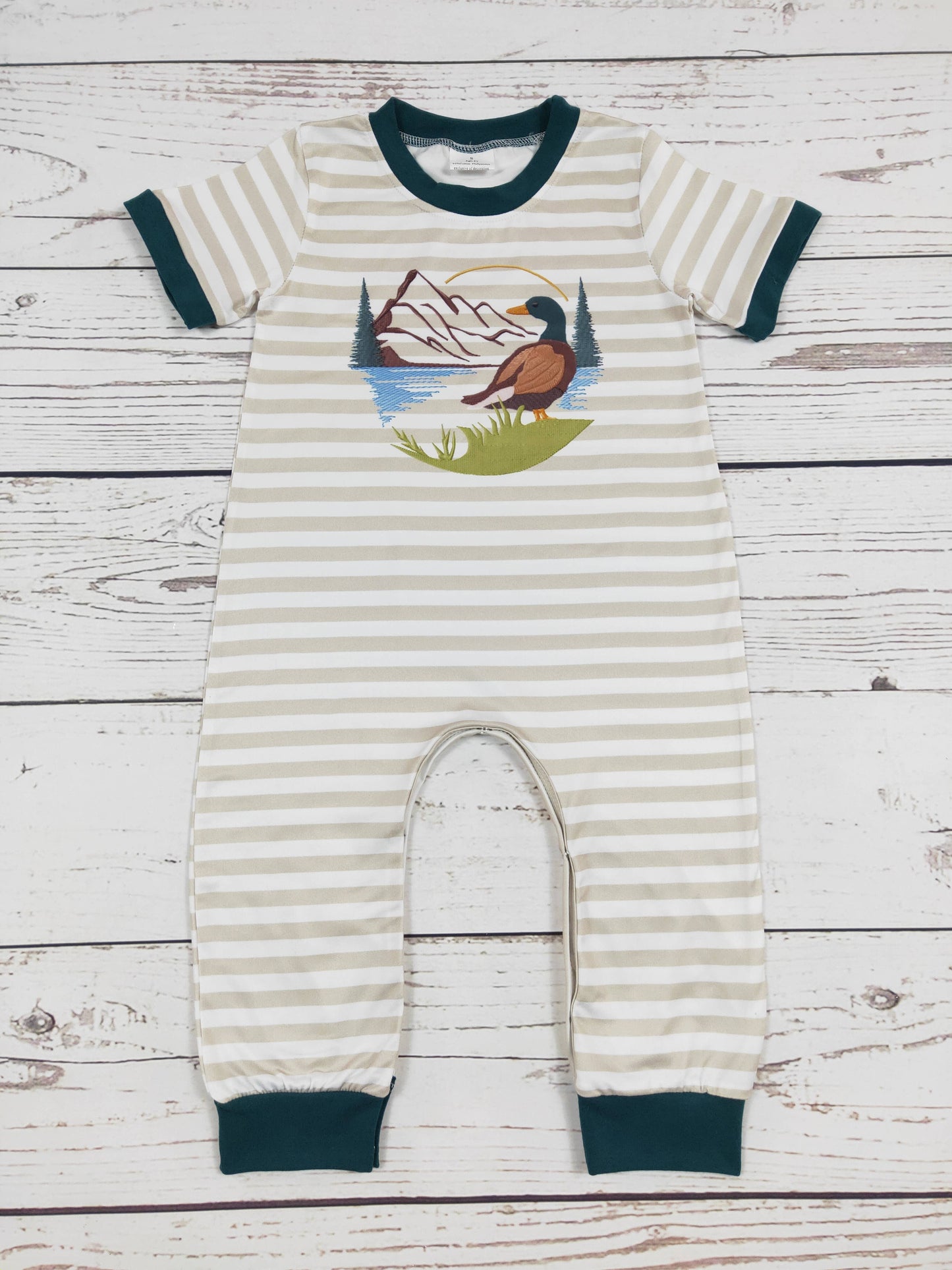 sassy kids palace - Duck Printed Baby Hunting Romper