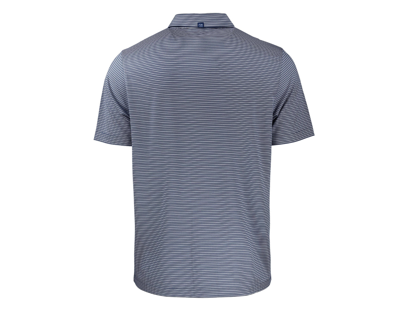 Cutter & Buck Forge Eco Double Stripe Recycled Mens Polo: College Purple/White / Large / MCK01302