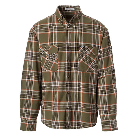 Cattleman Flannel in Green | Fieldstone