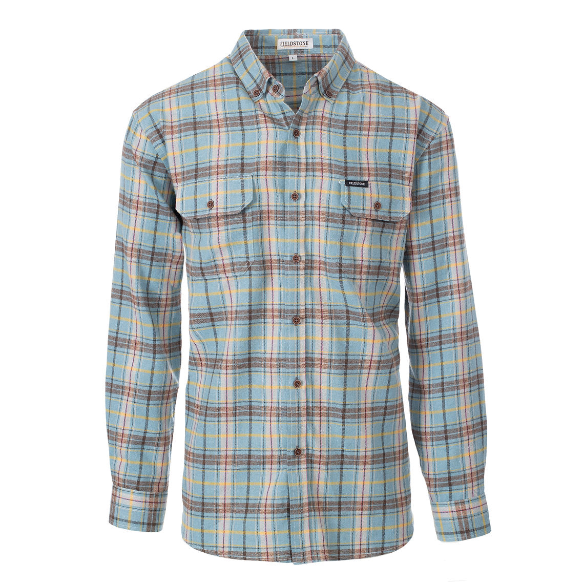 Craftsman Flannel Shirt in Blue | Fieldstone