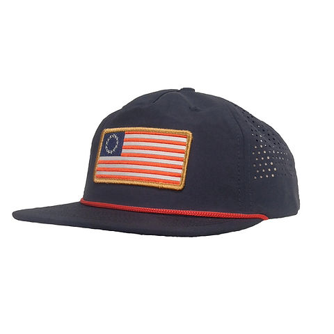 Betsy Ross Hat in Navy | Fieldstone
