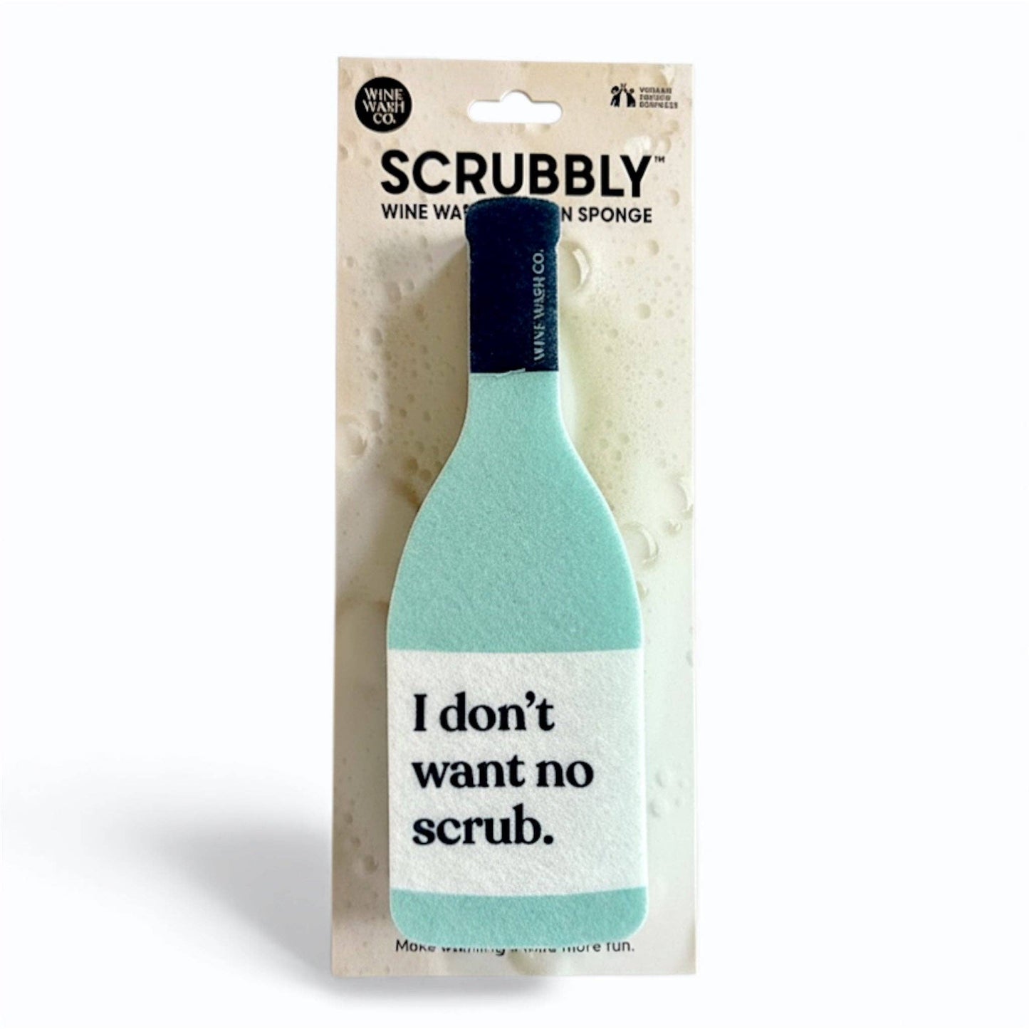 Wine Wash Co. - Scrubbly™ Sponge - No Scrub