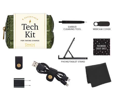 Tech Kit /Unique Tech Gifts in Green | Pinch