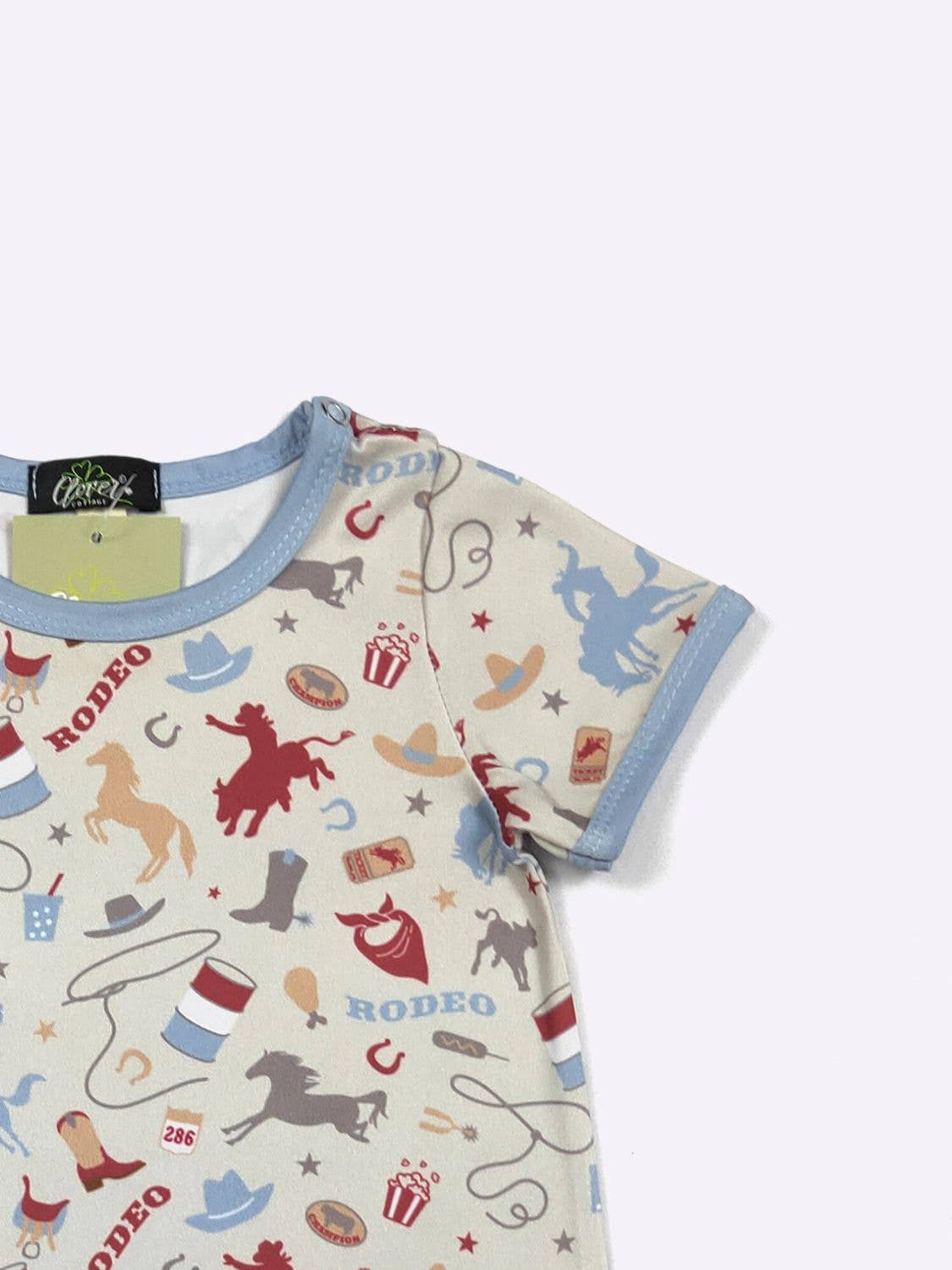 Rodeo Repeat Boy Romper | Clover Cottage