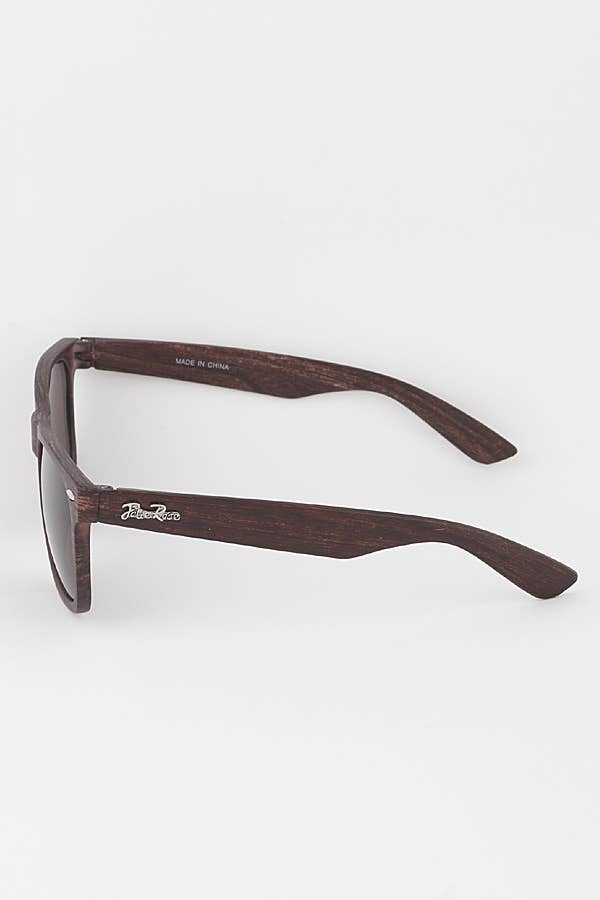 Wood Textured Wayfarer Sunglasses: MIX | SN