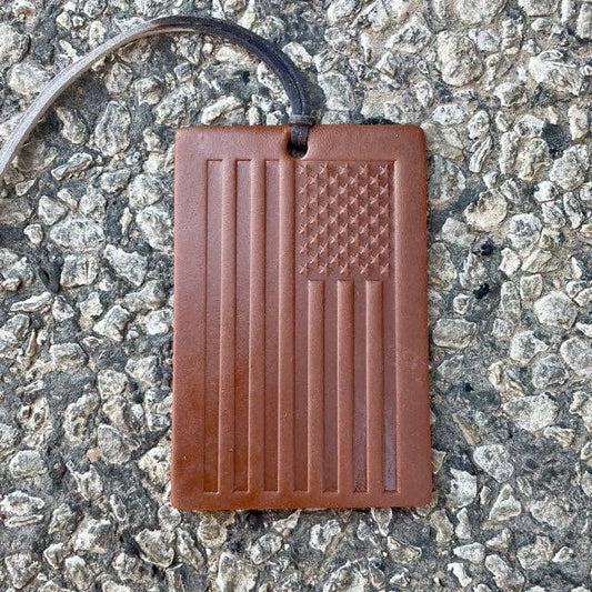 Rectangle Old Glory Air Flair: Brown / Butt Naked