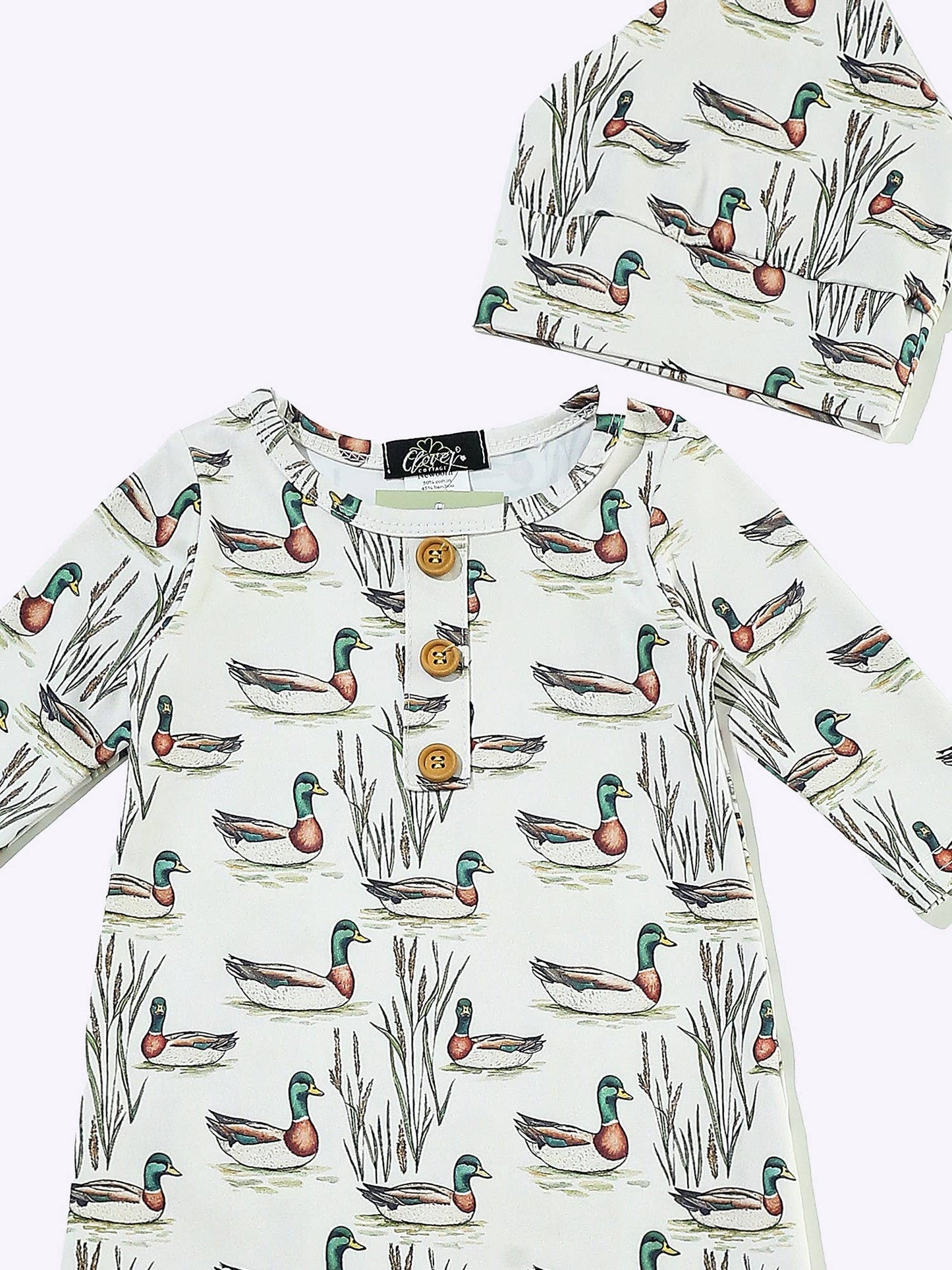 Mallard Duck Knotted Gown