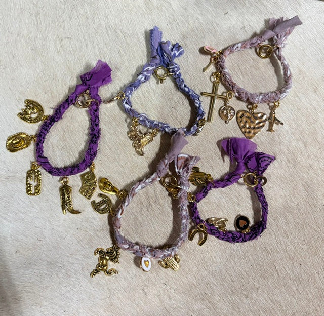 Charm Bar Bandana Bracelets