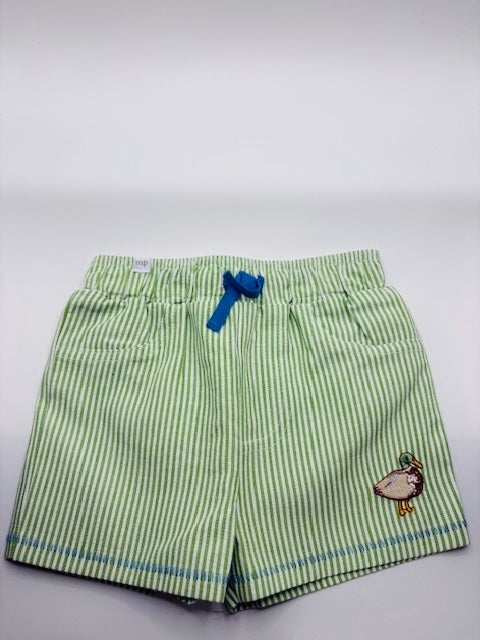 Stripe Embroidered Duck Trunk | Mud Pie