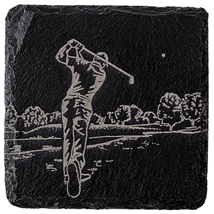 Single Slate Coaster in Golf | Selbrae