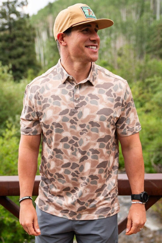 Performance Polo in Pintail Camo | Burlebo