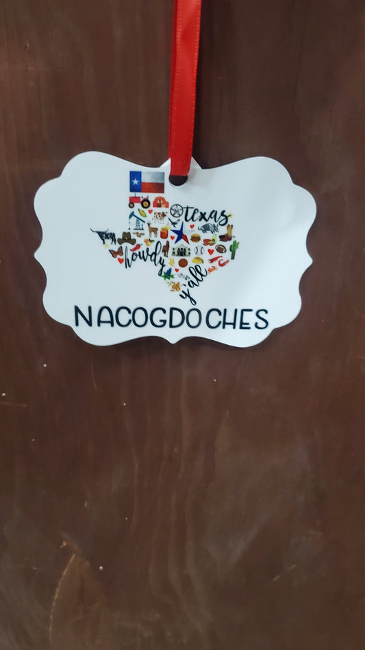 Nacogdoches, Texas Christmas Ornament| Memories