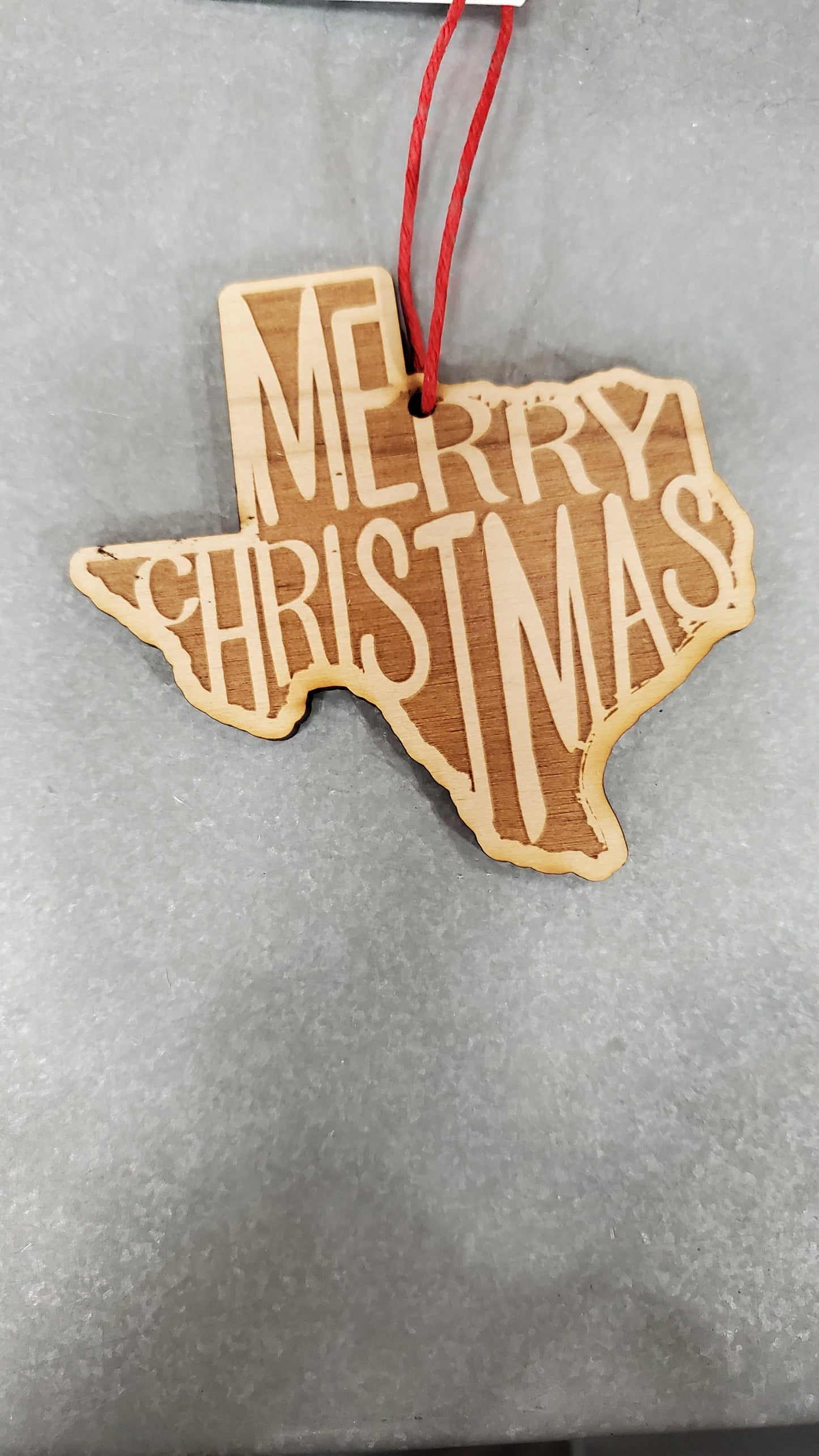 Texas Wood Christmas Ornament | G Memories