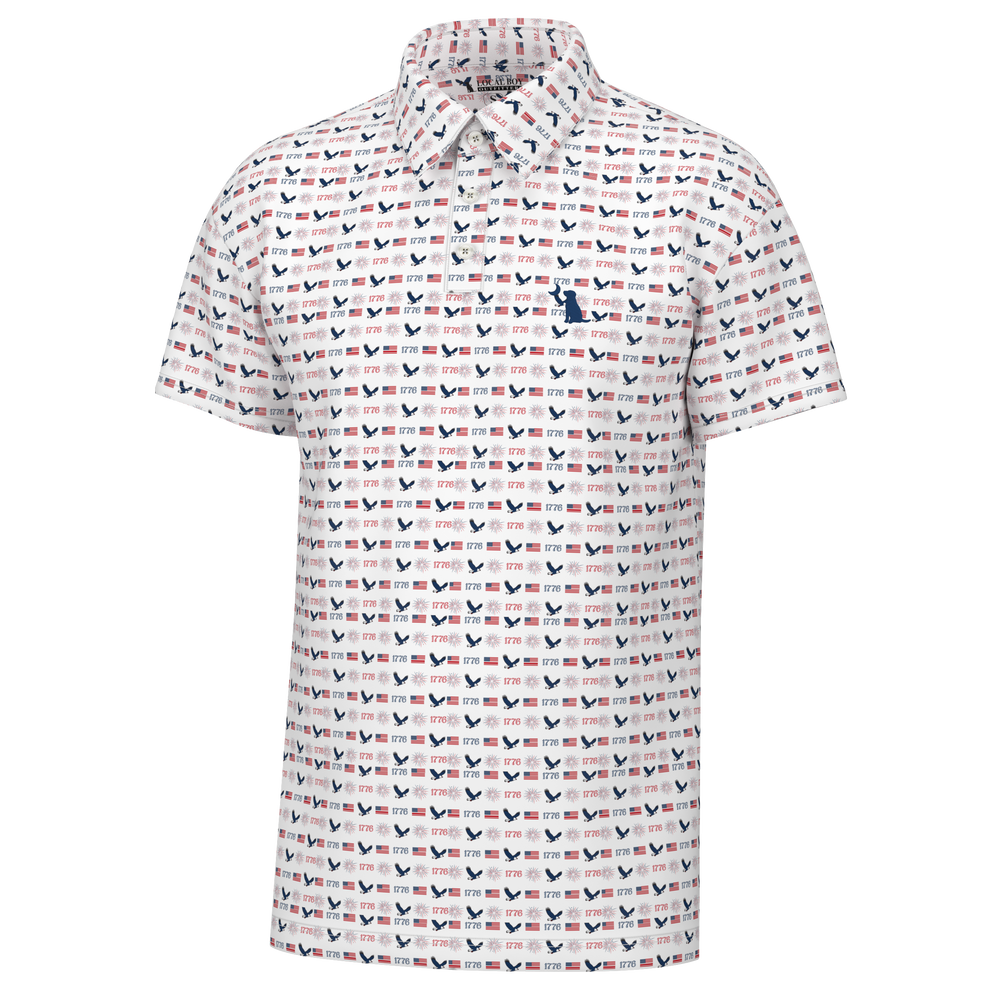 Red White & Blue 1776 DM Polo | Local Boy Outfitters