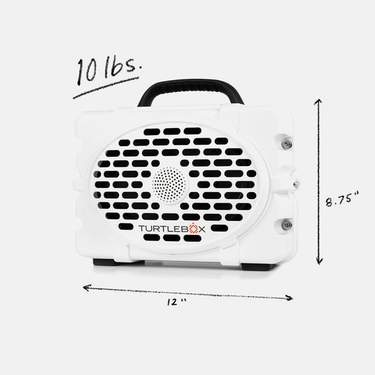 Gen 3 White Speaker | Turtlebox