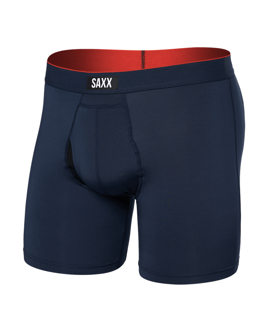Multi Sport Mesh Boxer Brief in Navy| SAXX