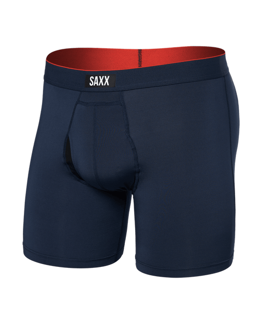 Multi Sport Mesh Boxer Brief in Navy| SAXX