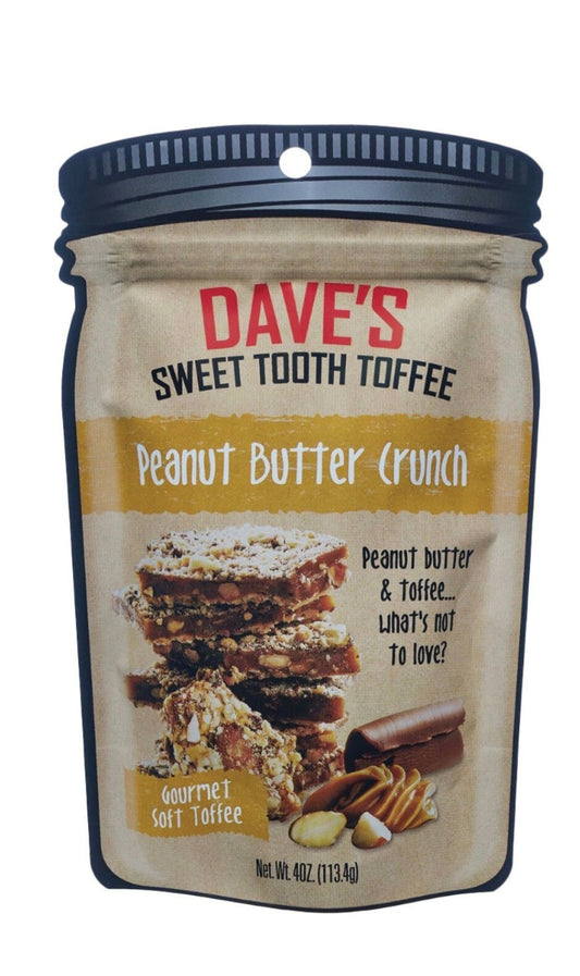 Gourmet Soft Toffee Peanut Butter Crunch | Dave's Sweet Tooth Toffee