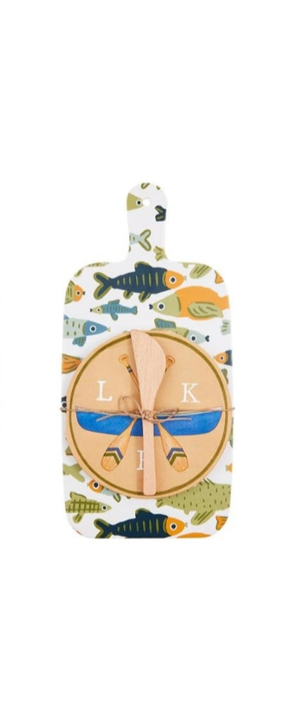 Lake Outdoor Board & Napkin Sets| Mud Pie