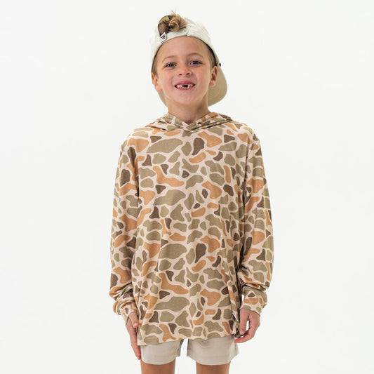 Youth Performance Hoodie in Venado | Burlebo