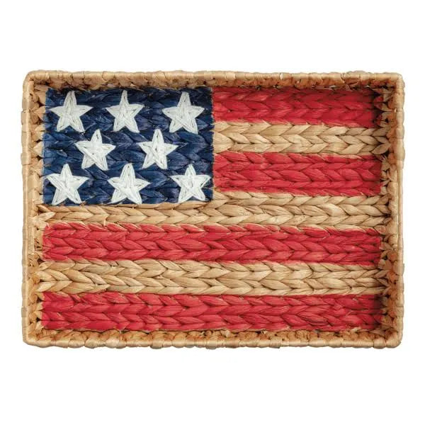 Woven Flag Tray | Mud Pie