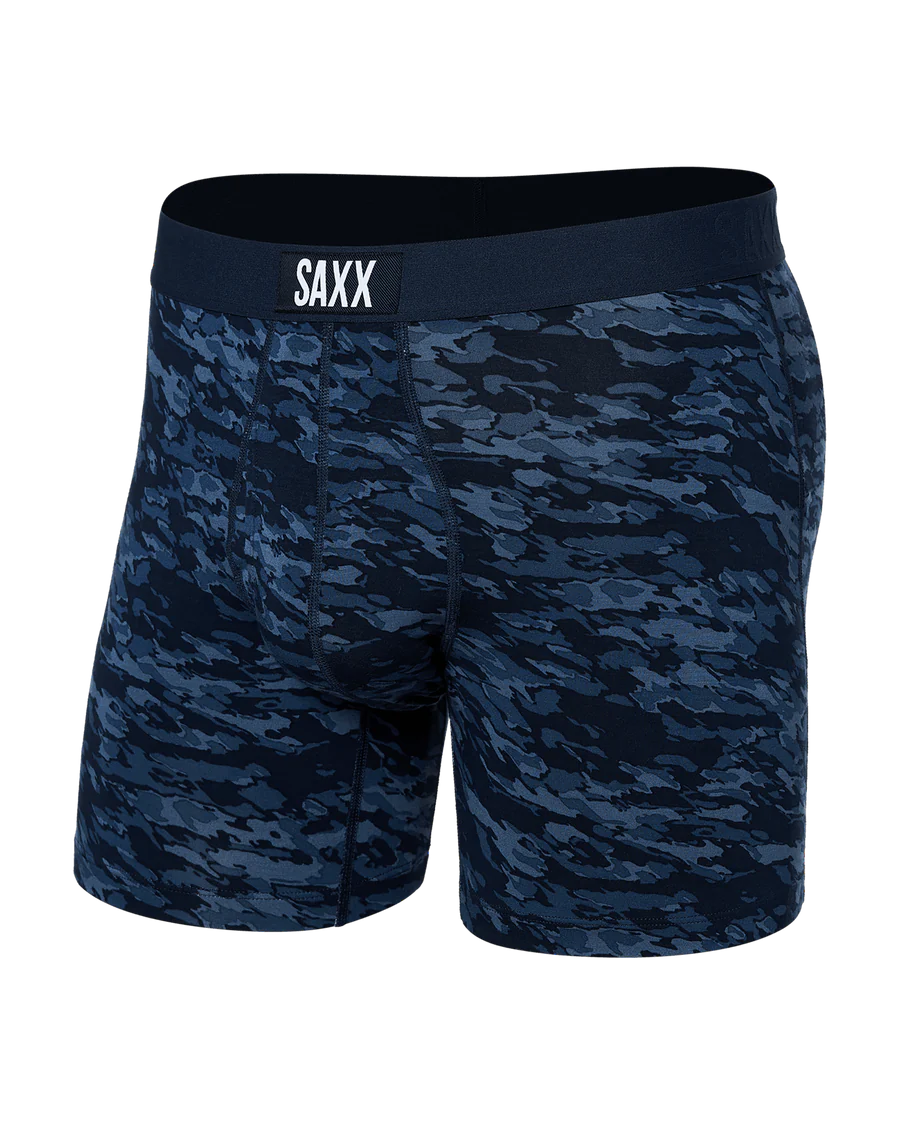 Ultra Super Soft Boxer Brief BasinCamo Navy | SAXX