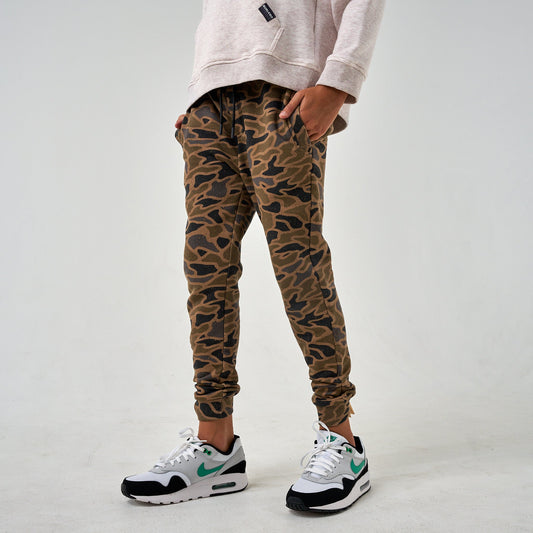 Youth Fleece Jogger- Gauge Camo | Burlebo
