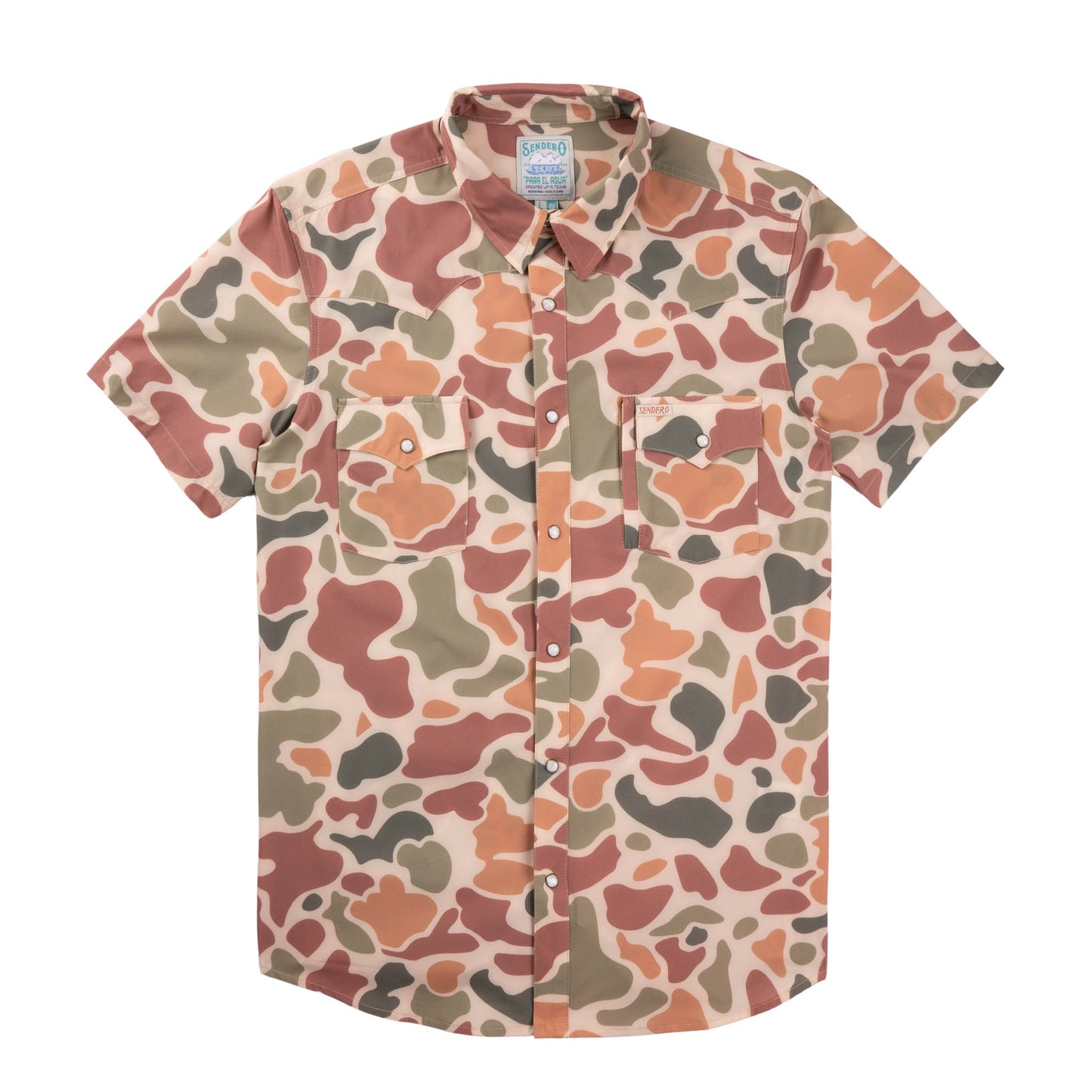 Confluence Tech Shirt S/S in Field Camo | Sendero