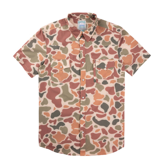 Confluence Tech Shirt S/S in Field Camo | Sendero