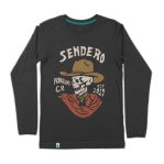 Quitado L/S Vintage Black T-Shirt | Sendero