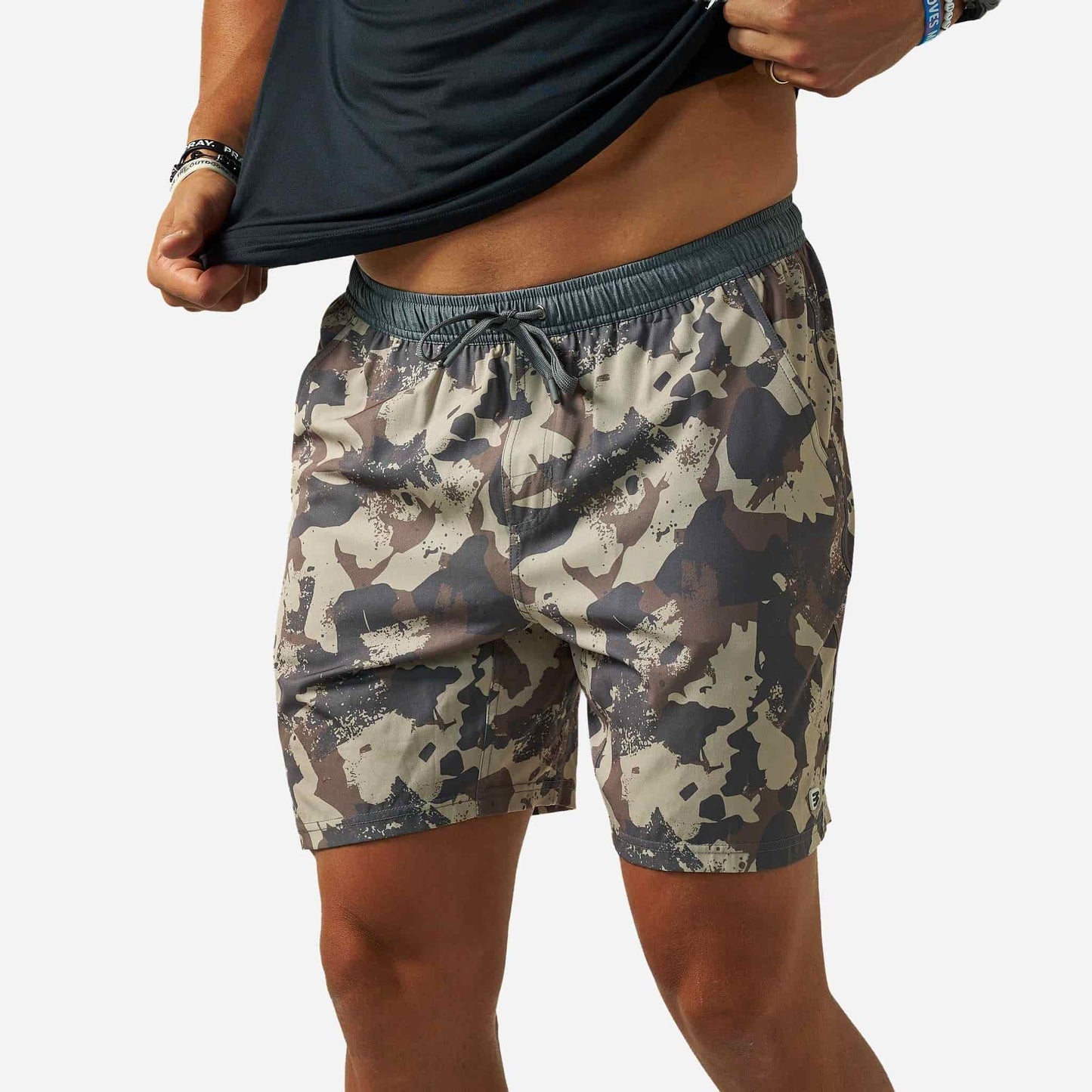 Athletic Short in Splatter Camo