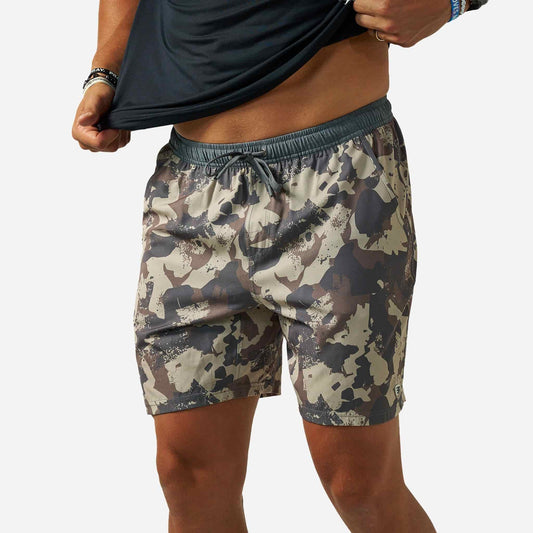 Athletic Short in Splatter Camo