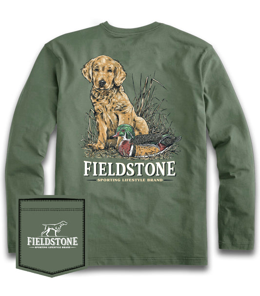 Youth Puppy & Duck L/S T-Shirt | Fieldstone