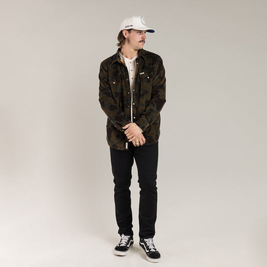 Desperado Woodland Camo Shacket | Sendero