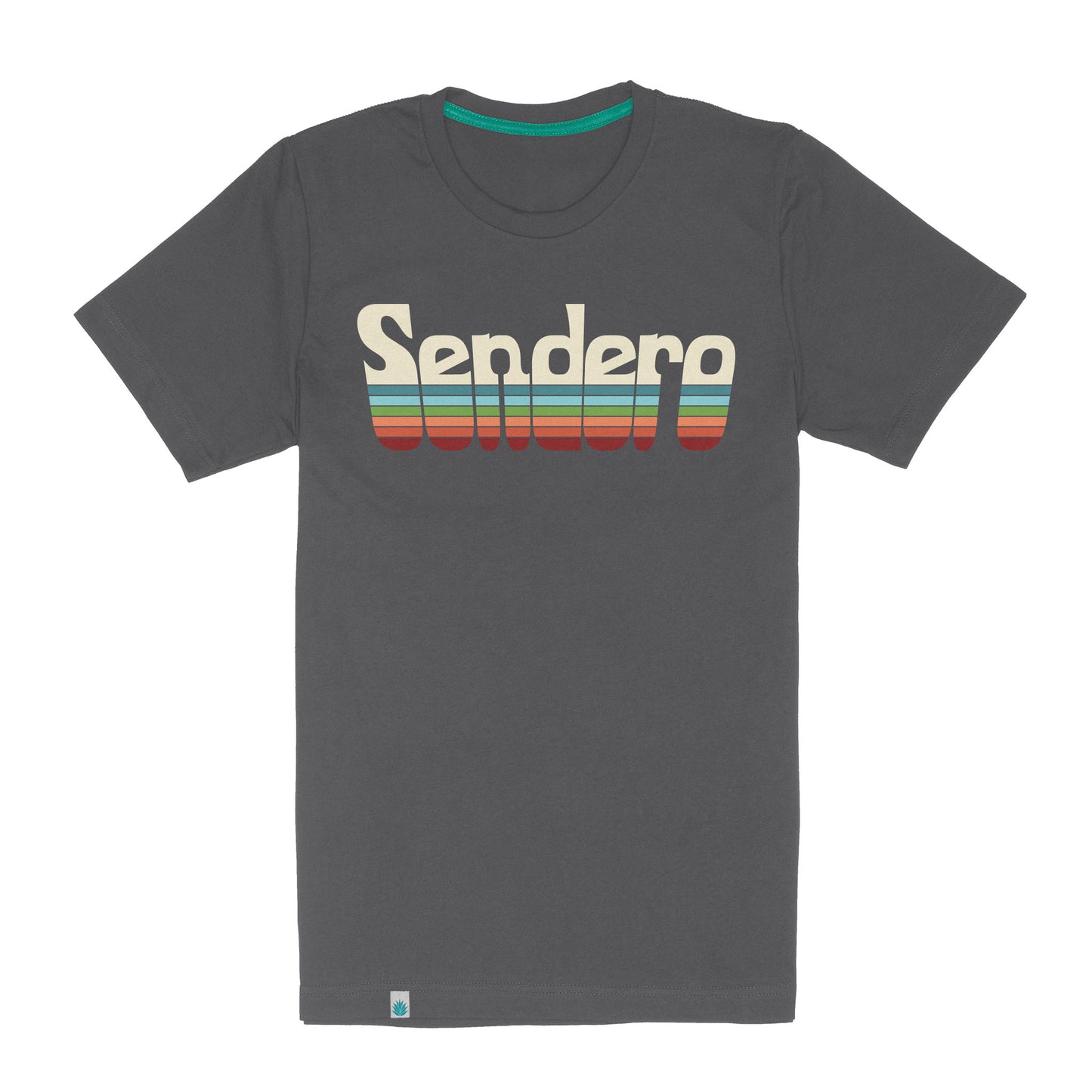 Retro Logo T-Shirt in Vintage Black | Sendero
