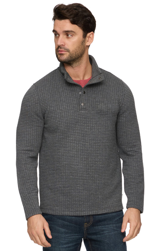 Silverton Quilted Snap Mock Neck | Flag & Anthem